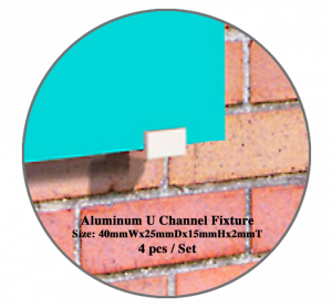 Aluminum U-Channel Fixture